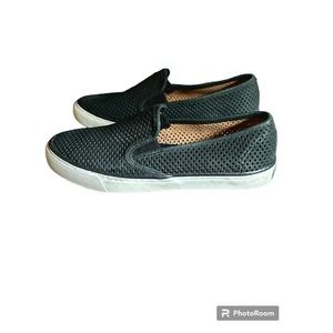 Sperry Top Sider Memory Foam Perforated Slip On Shoes Size 7.5 M